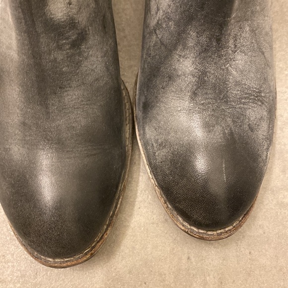 Roan by BED Stu Elisa Cowboy Booties Black White BFS Size 7.5 - Picture 9 of 12